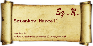 Sztankov Marcell névjegykártya